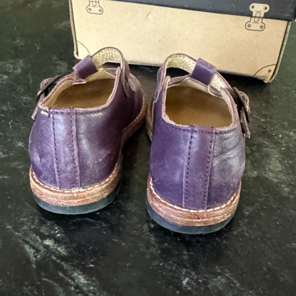 Young Soles | Dottie T Bar Mary Jane Leather Kids Shoes 22 (7 US) - Picture 6 of 6